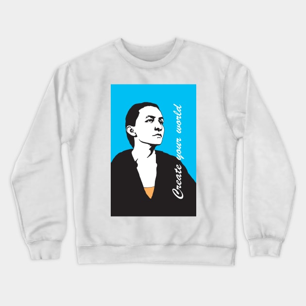 Georgia O'Keefe Crewneck Sweatshirt by candhdesigns